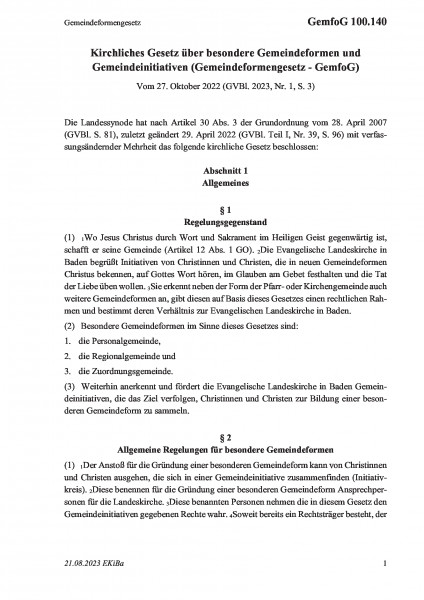 100.140 Gemeindeformengesetz