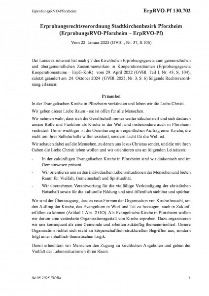 130.702 ErprobungsRVO-Pforzheim